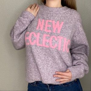 new eclectic sweater